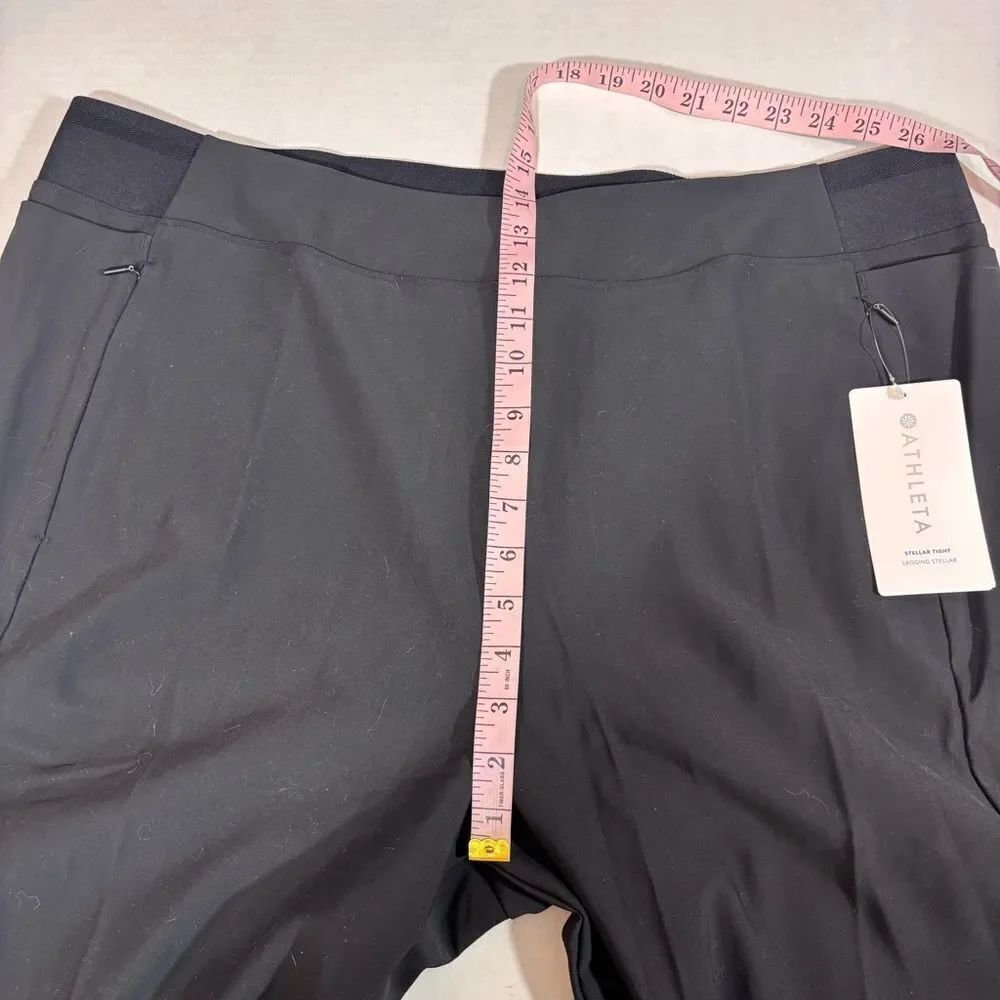 Athleta Stellar Tight NEW NWT Black Size 24 Classic Office Capsule Wardrobe - Picture 15 of 16